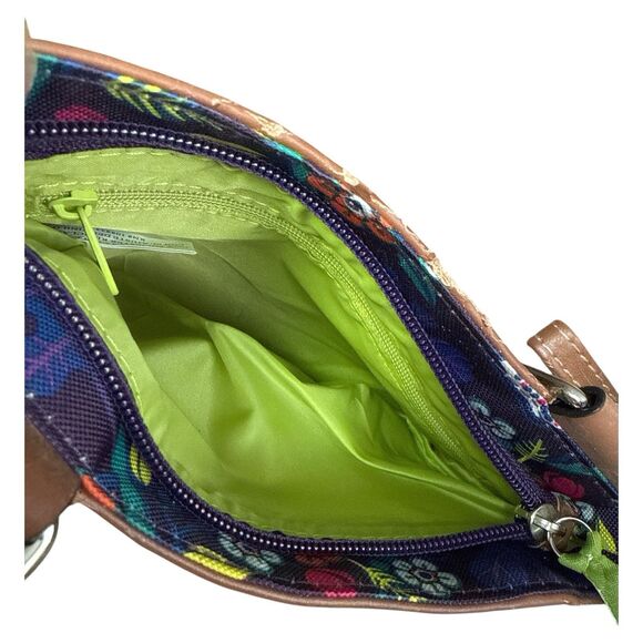 NWT Lily Bloom Raking It Pattern Crossbody Purse + Bonus Wallet Eco-Friendly - Picture 3 of 4